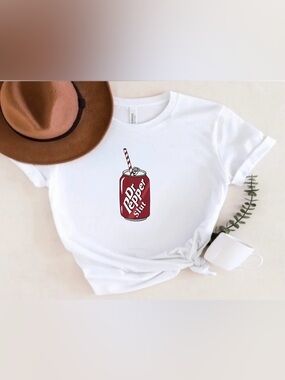 Funny Soda Shirt Dr Pepper Graphic Tee Humor Trendy Top